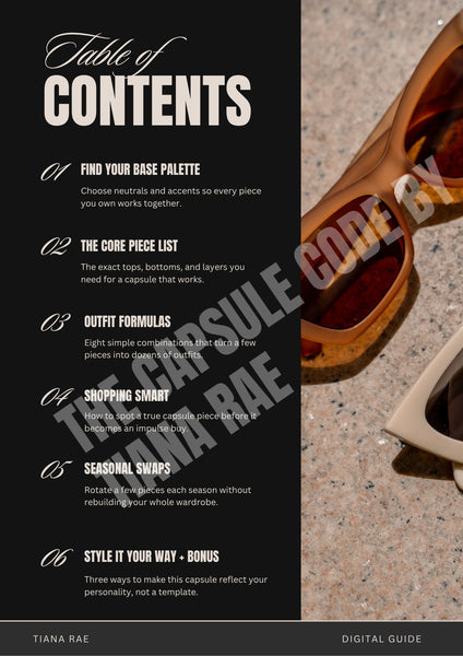 The Capsule Code: Build a Wardrobe That Works Harder Than You Do (Vol. 1)