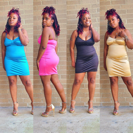 COLLAGE - Backless Maxi Dress