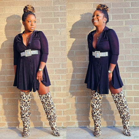 COLLAGE - Backless Maxi Dress
