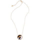 HALEY - Abstract Marble Pendant Necklace