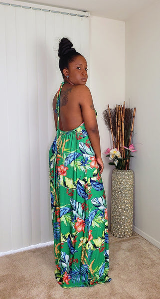 Tropical-Maxi-Dress-green 