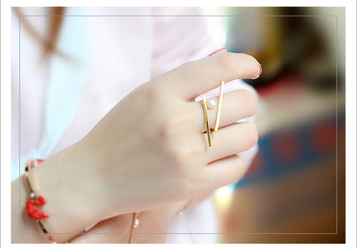 Geo-Pearl-Ring