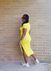 REMY - Ruched Midi Dress