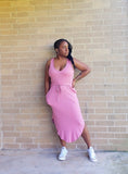 EBONY - Drawstring Tank Dress