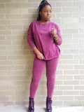 DEMI - Acid Wash Legging Set
