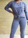 DEMI - Acid Wash Legging Set