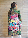 BANDS VS BOYS - Camo Trench Coat