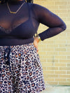 Elastic-Waist-Leopard-Print-Shorts