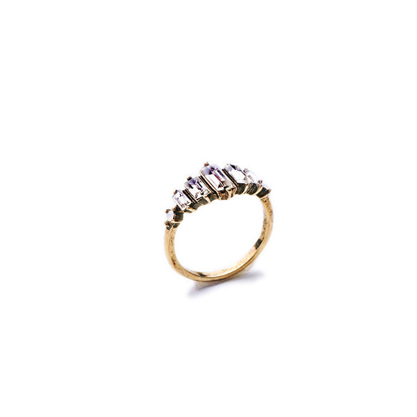 Antique-Retro-Strip-Crystal-Lady-Ring-womens