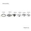 CLAIRE - Boho Midi Ring Set