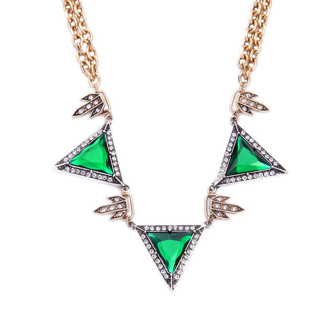 MEL - Geo Statement Collar Necklace