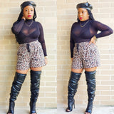 LEOPARD-PRINT-FLOATY-SHORTS
